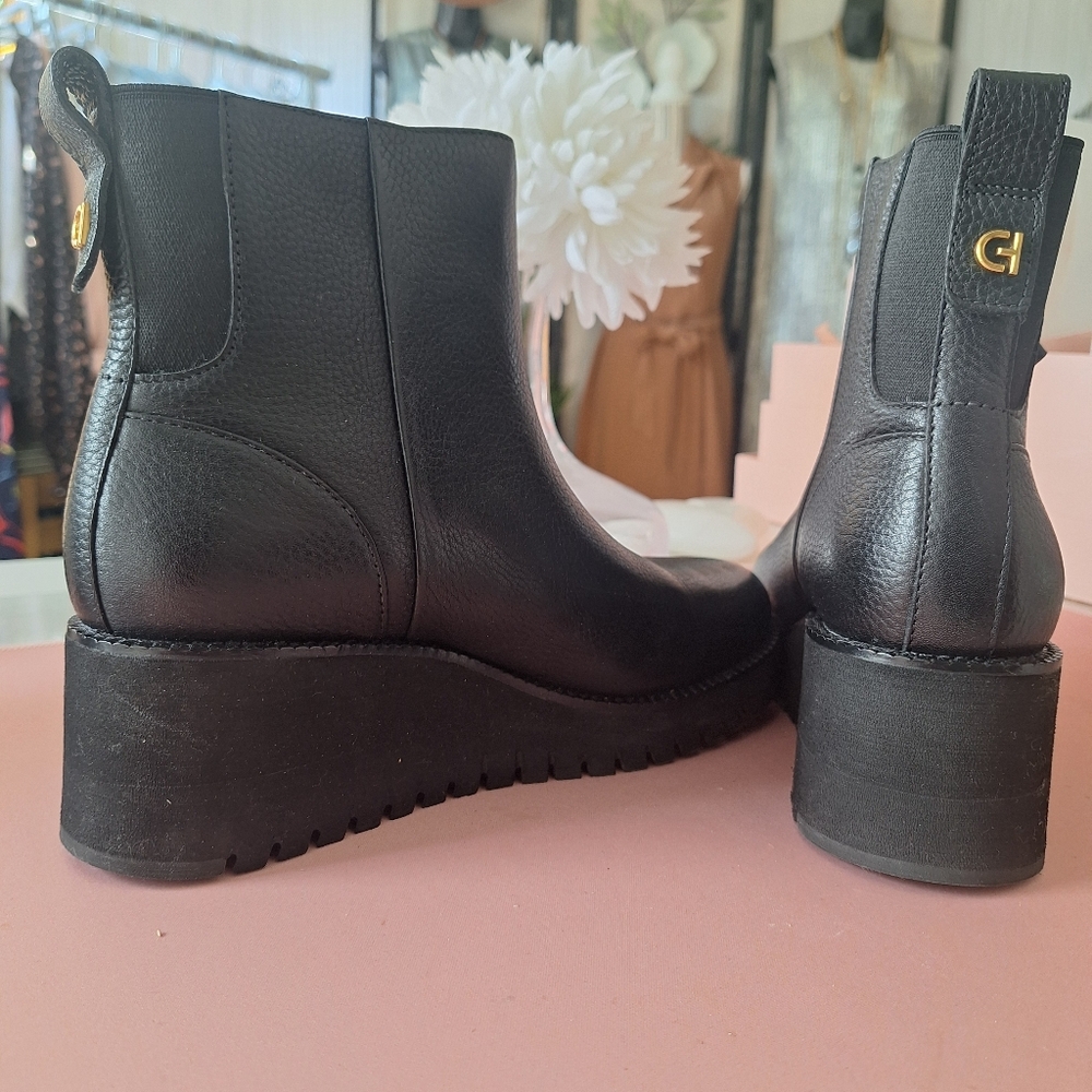 Cole Haan Leather Ankle Boots - Picture 5 of 5